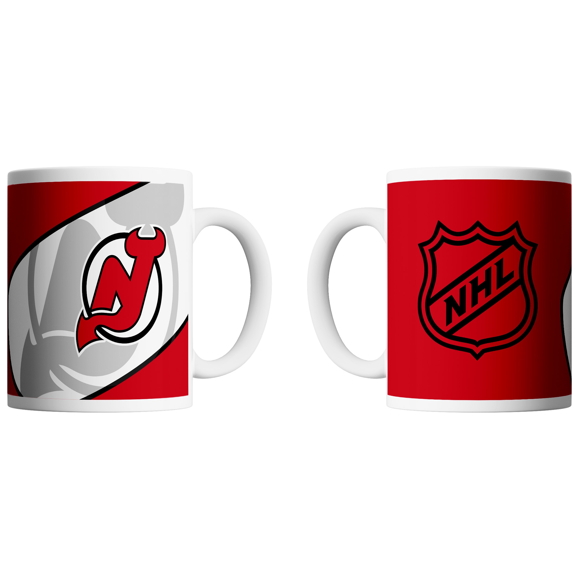 New Jersey Devils Shadow Logo & Shield NHL Mug (330 ml)