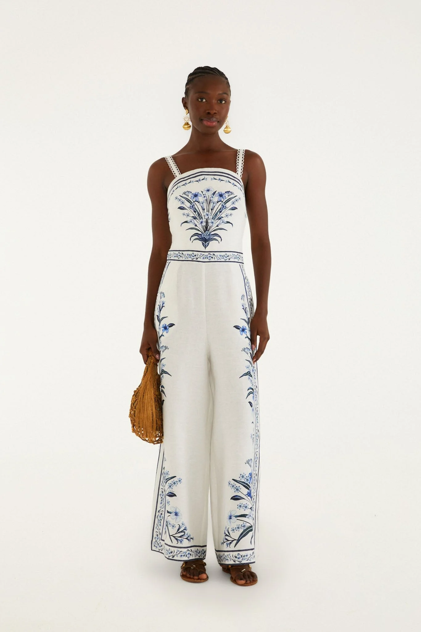 Off-White Flowers Arch  Maxi Jumpsuit
