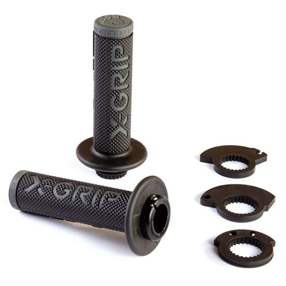 X-GRIP GRIPS LOCK Universal Handlebar Grips - GrayRef: Xgr0066 / 0513Xg2099