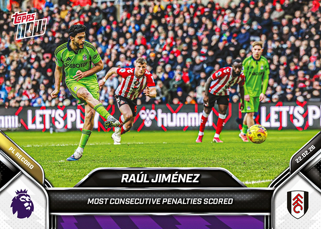 Raúl Jiménez - 2025-26 Premier League Topps NOW® - Card 142