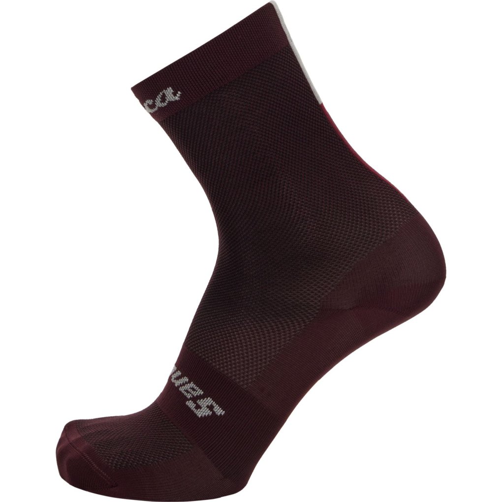Santini Eroica Quiete Cycling Socks ER652HPQUIET - bordeaux BR