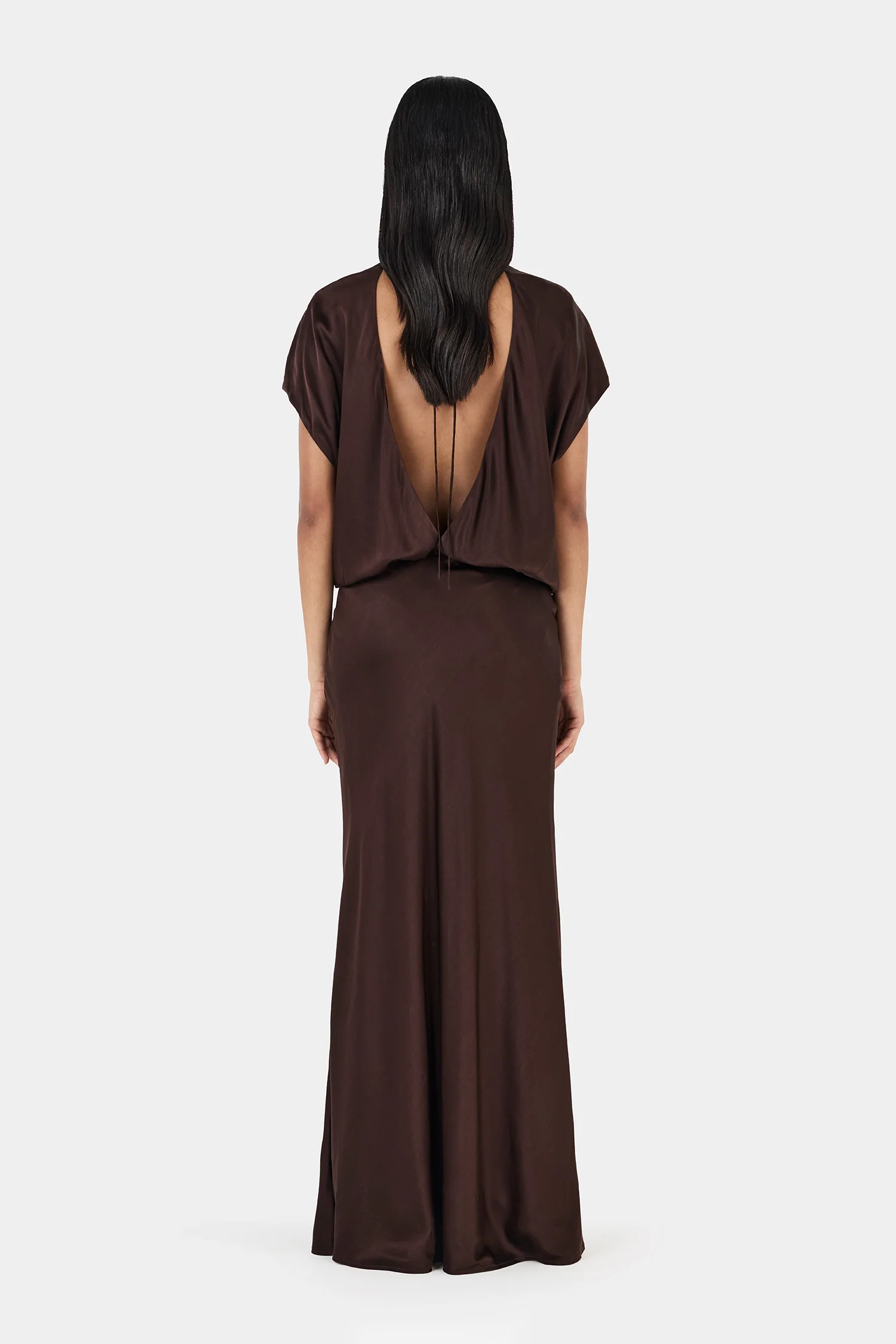 Malina Maxi Dress Chocolate