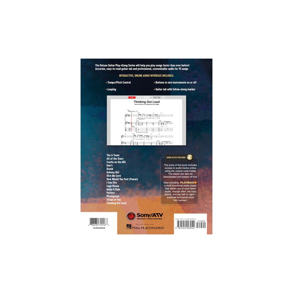 Hal Leonard Ed Sheeran Deluxe Guitar – Thomann Ireland