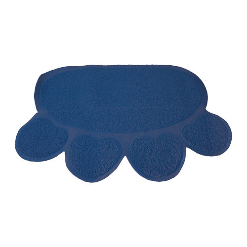 Boon Litter Tray Mat Paw - 60 x 45cm - Light Grey