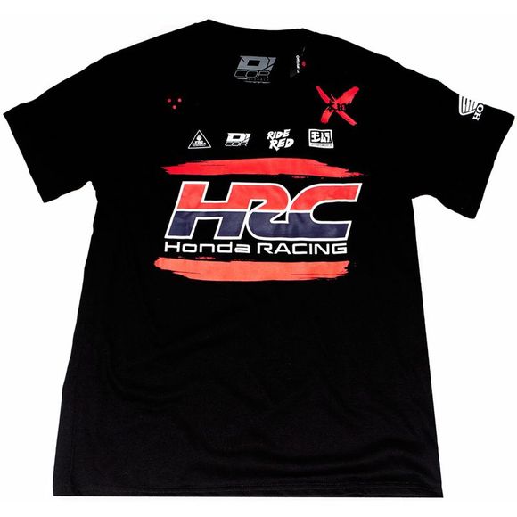 D'cor Honda HRC Short Sleeve T-Shirt - Black / RedRef: DCO0047