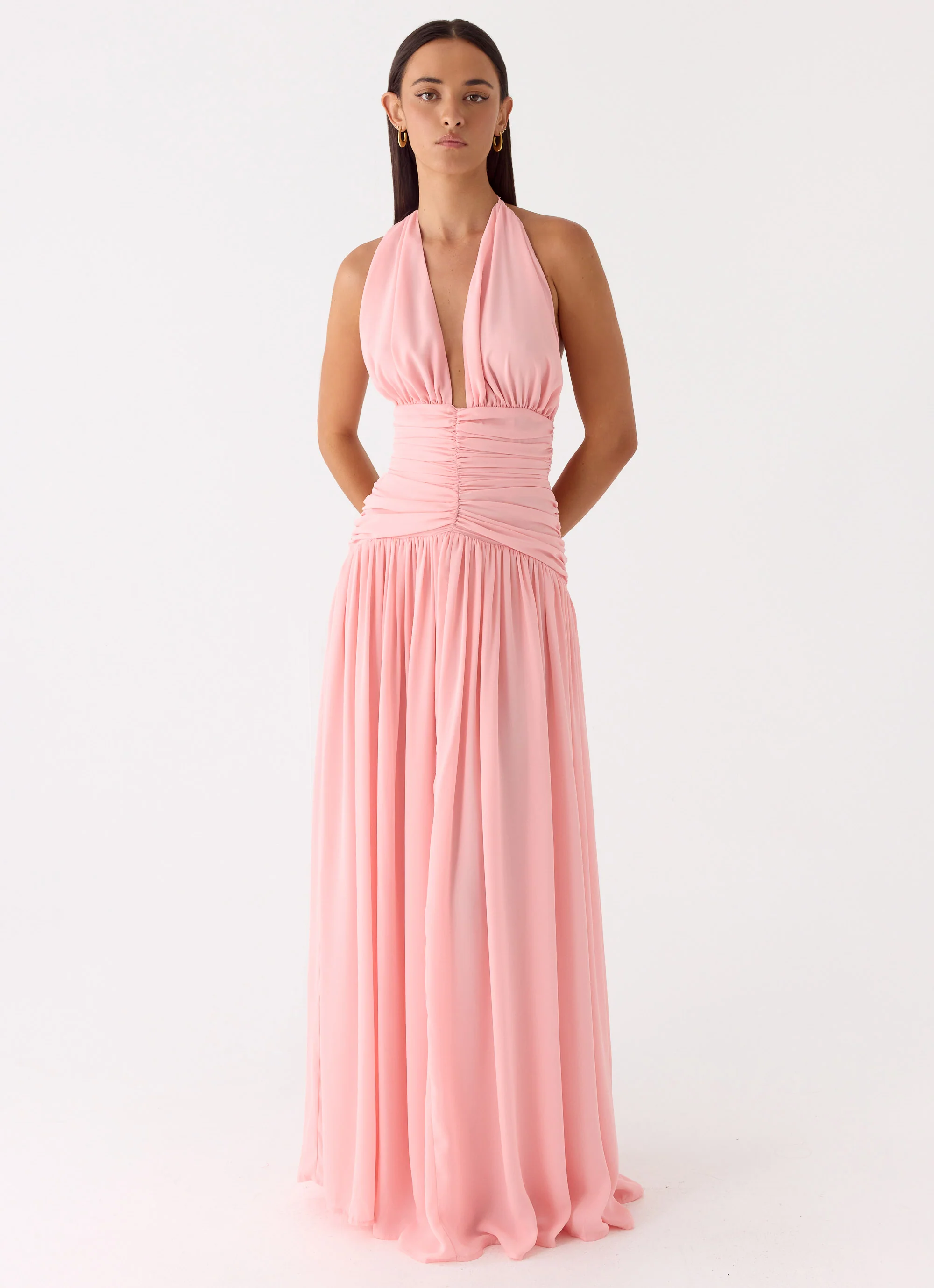 Jimena Maxi Dress - Peach