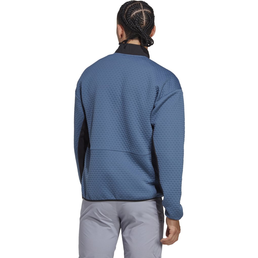 adidas TERREX Utilitas 1/2-Zip Fleece Sweater Men - wonder steel HN5269
