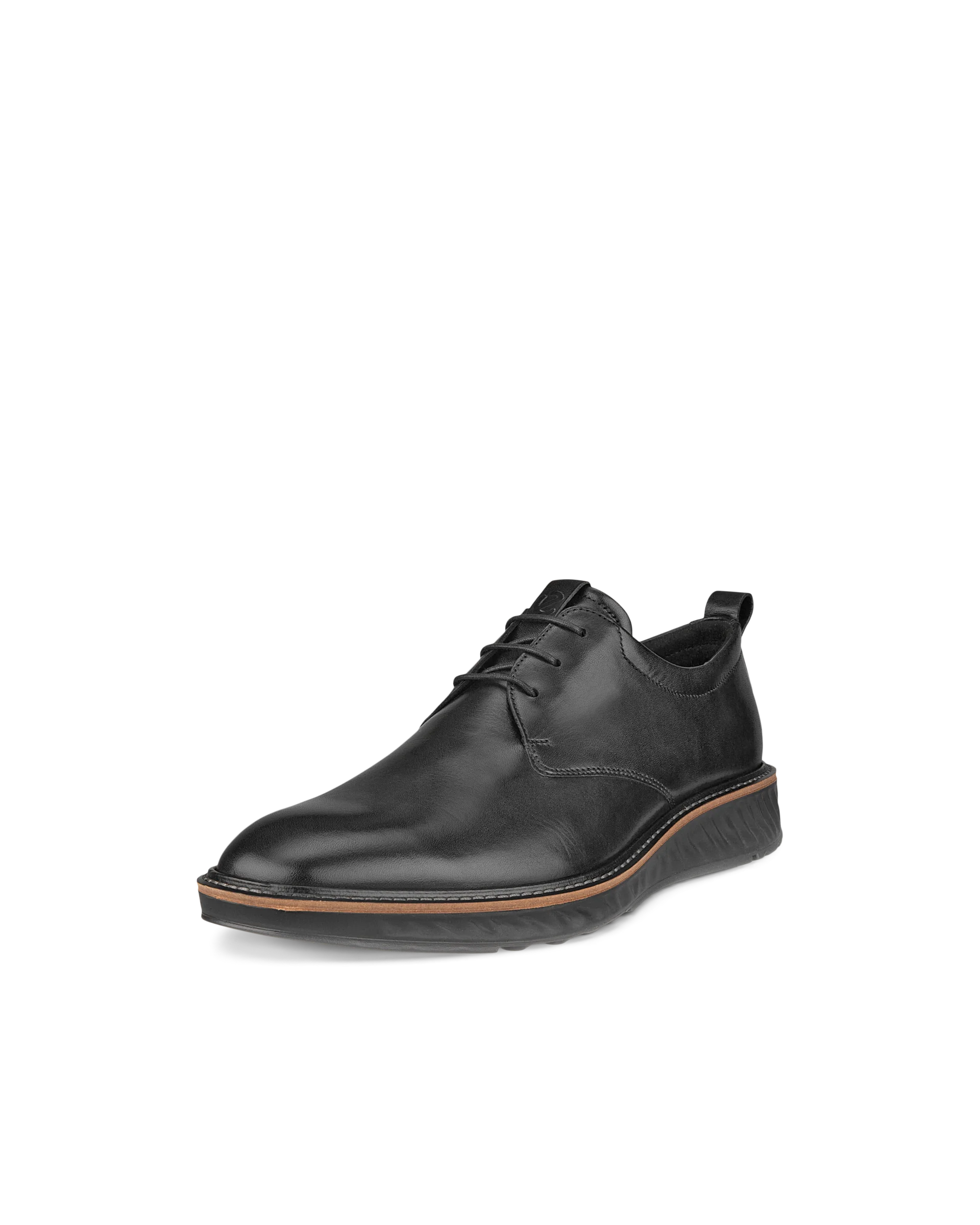 ECCO ST.1 HYBRID Herren Derbyschuhe aus Leder Schwarz