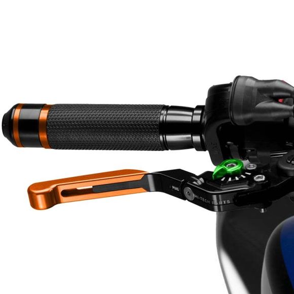 Levier de frein Puig Rabattable extensible 3.0 Orange Universel - VertRef : PUI0133