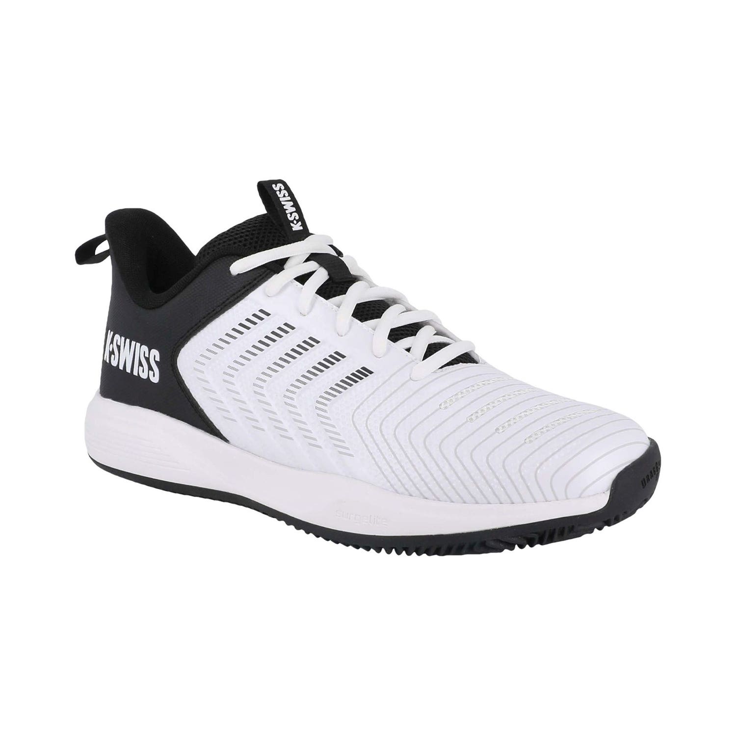 KSWISS ULTRASHOT LIGHT CLAY WHITE/BLACK 04742-102-M