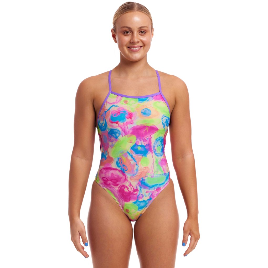 Funkita Tie Me Tight Eco One Piece Swimsuit Women - Sweet Sting