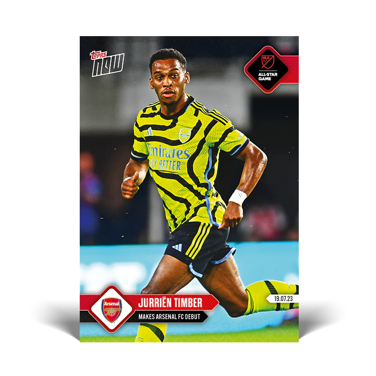 Topps UK - Makes Arsenal FC debut - ARSENAL TOPPS NOW® Card #002