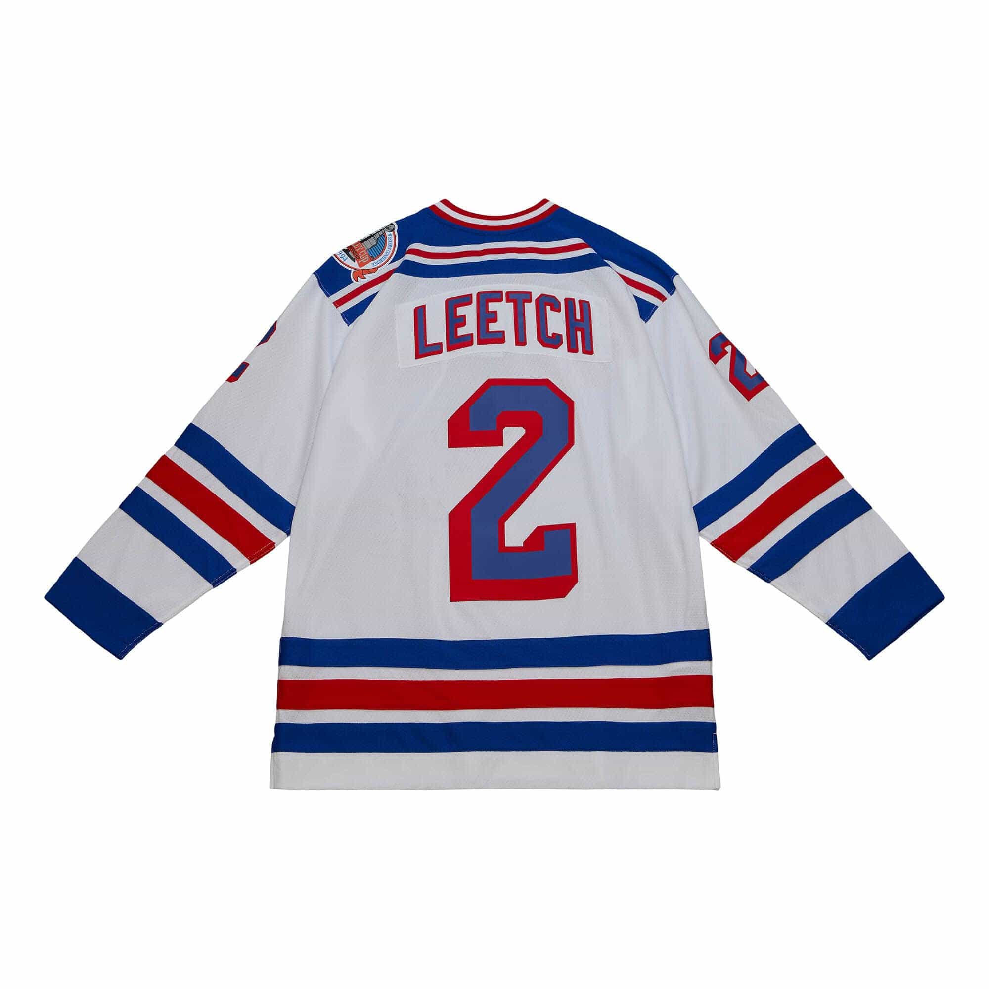 Brian Leetch #2 New York Rangers 1993-94 Mitchell & Ness NHL Jersey White