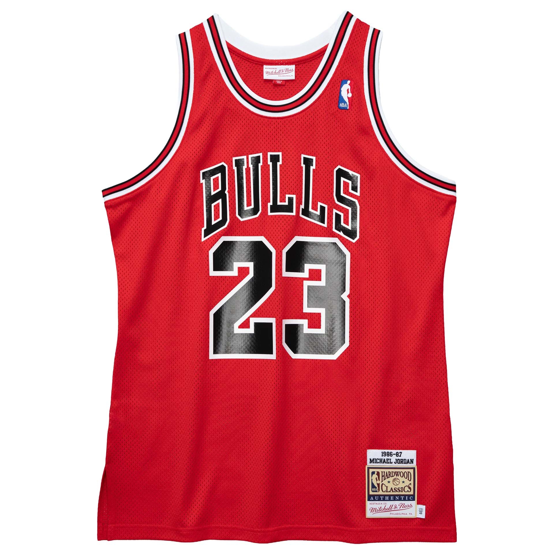 Michael Jordan #23 Chicago Bulls 1986-87 Authentic NBA Jersey Red