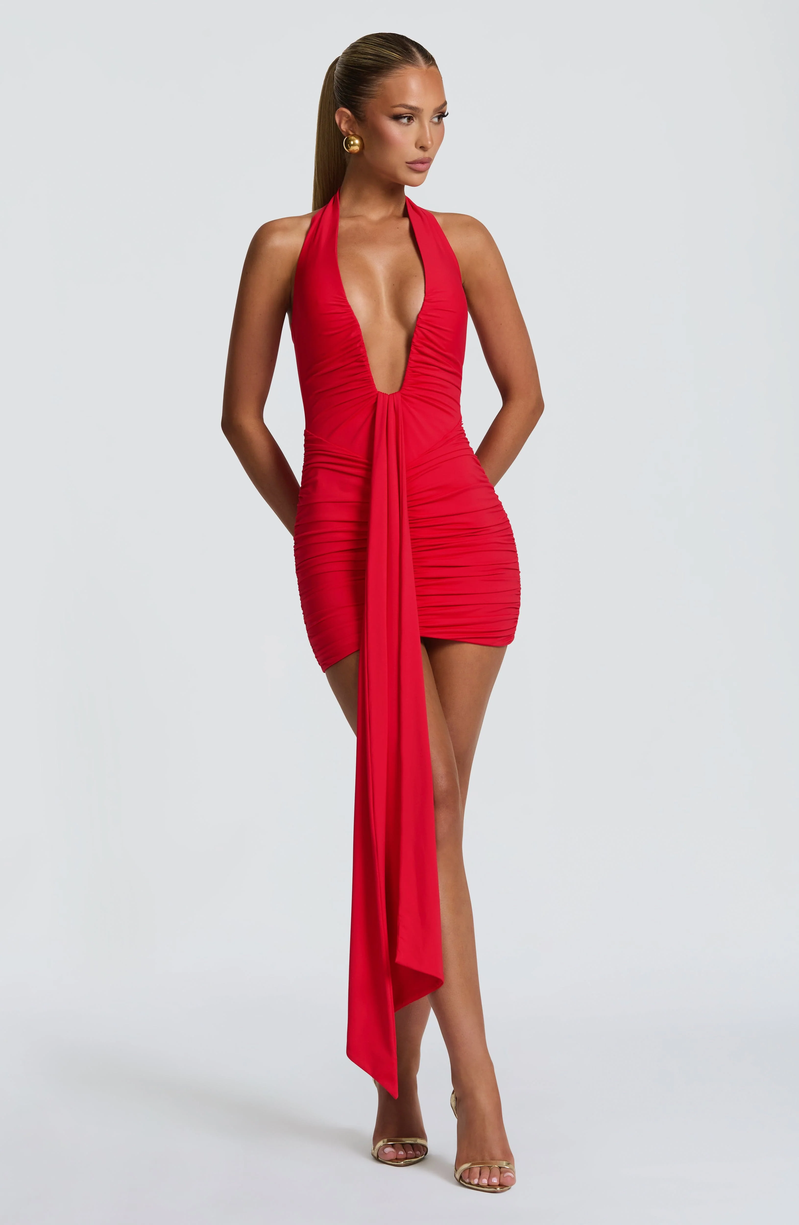Rosetta Mini Dress - Red