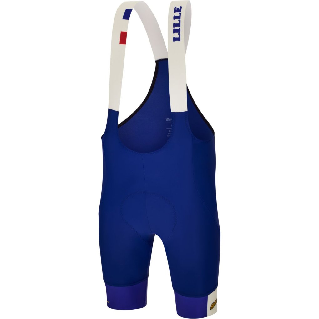 Santini Grand Départ Lille Bib Shorts Men - Tour de France™ 2025 Collection - RE1375FBLILLE5TDF - ld blue LD