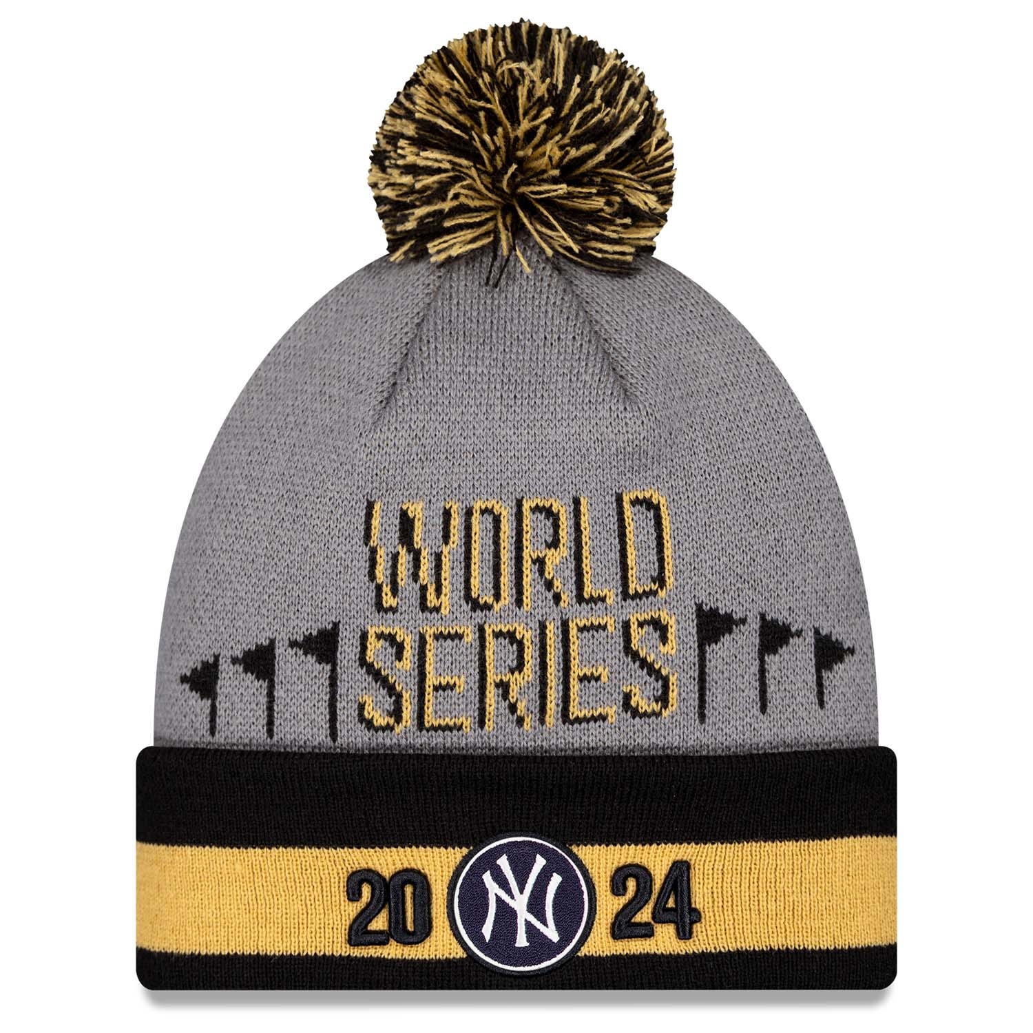 New York Yankees 2024 American League Champions New Era Knit Hat