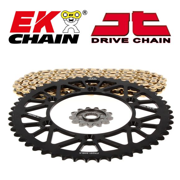 EK CHAIN JT 525SRX2 17/50 Chain Kit - Standard SprocketRef: Ekc04770A / 3070825