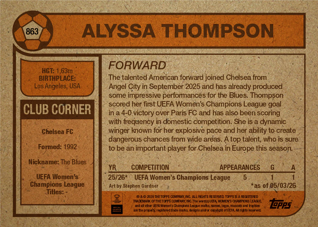 Alyssa Thompson - UCC Living Set® - Card 863