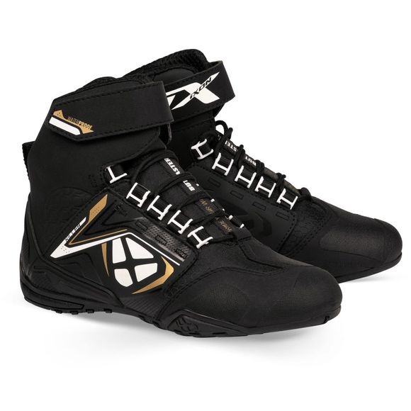 Ixon KILLER WATERPROOF LADY Motorcycle Shoes - Black / WhiteRef: IX1697
