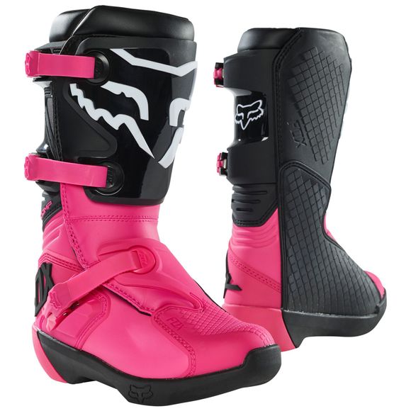 Bottes cross Fox ENFANT COMP - BLACK PINK - Rose / NoirRef : FX3086