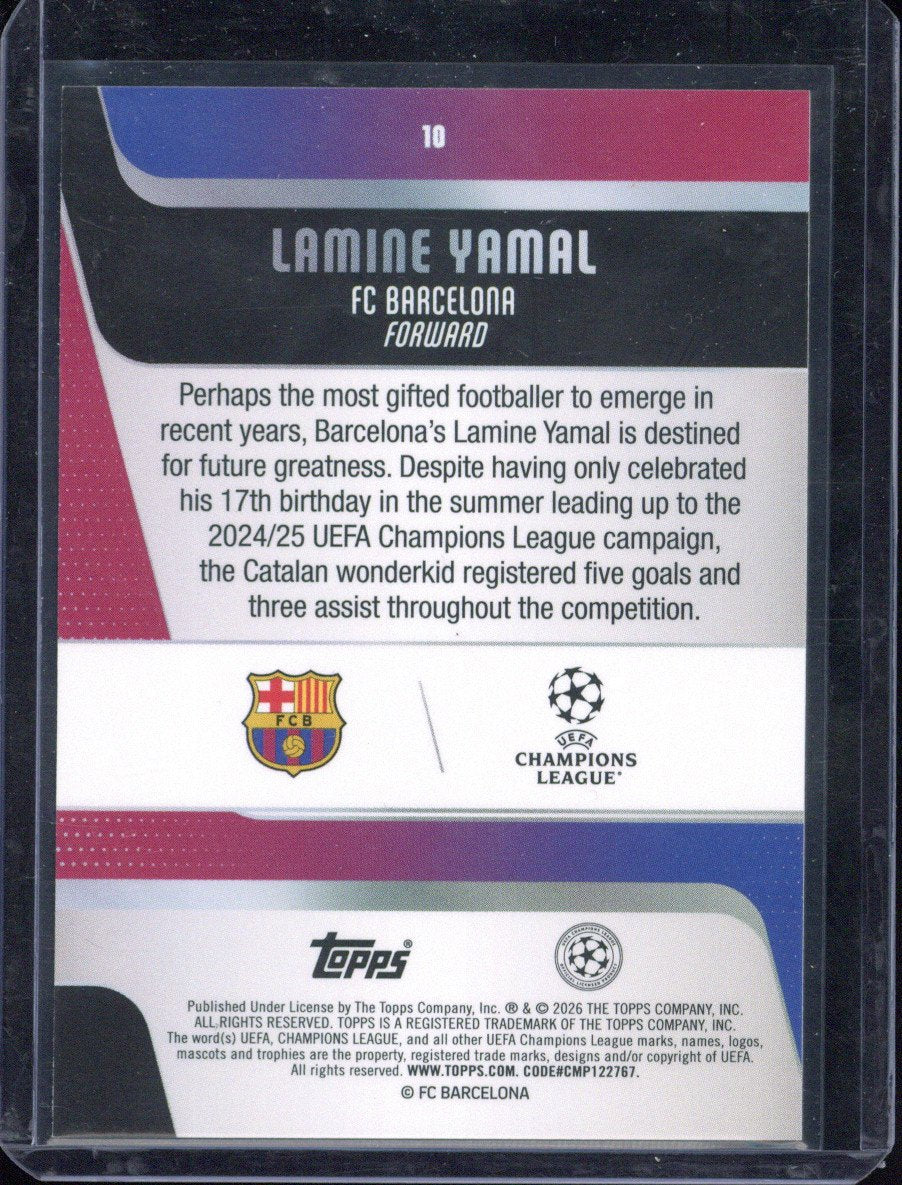 2025-26 Topps UCC Lamine Yamal Team of the Season /50