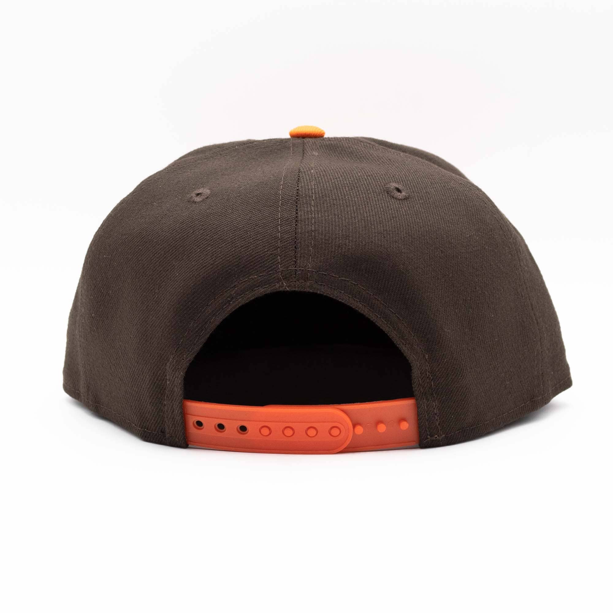 Cleveland Browns 2-Tone Throwback Script New Era 9FIFTY NFL Snapback Cap