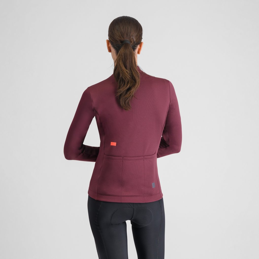 Sportful Classic Thermal Jersey Women - 625 Deep Bordeaux
