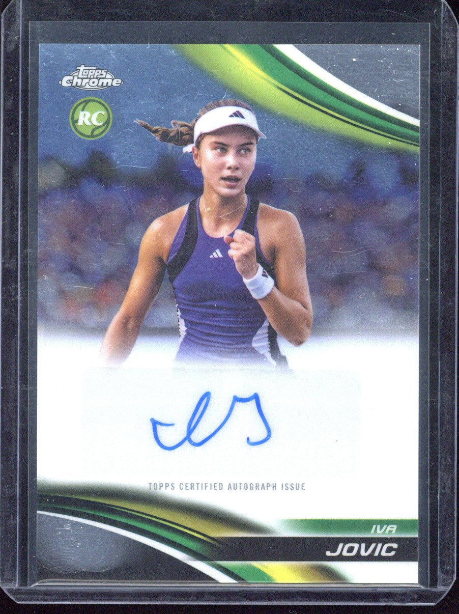 2025 Topps Chrome Iva Jovic Autograph