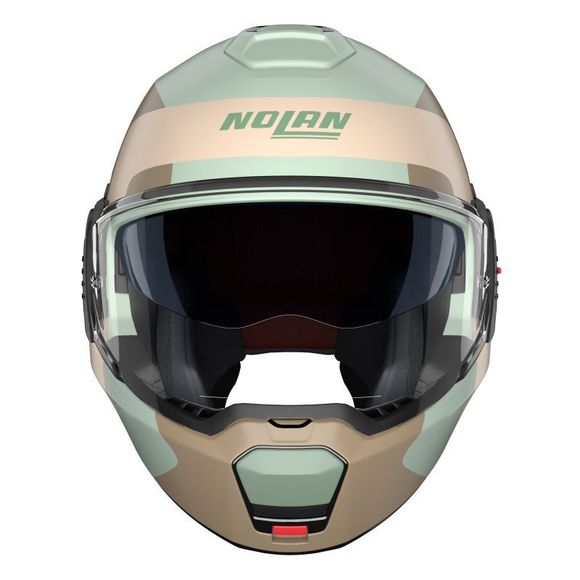 Nolan N120-1 OMOCROMO Modular Helmet - Green / GreyRef: NL1724