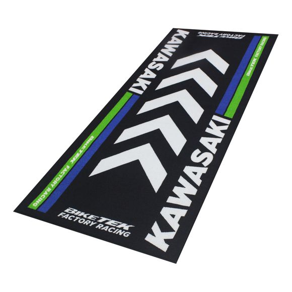 Environmental mat BIKETEK MOTO SERIES 4 KAWASAKI 190x80cm UniversalRef: Bkt0024 / Grgmat64