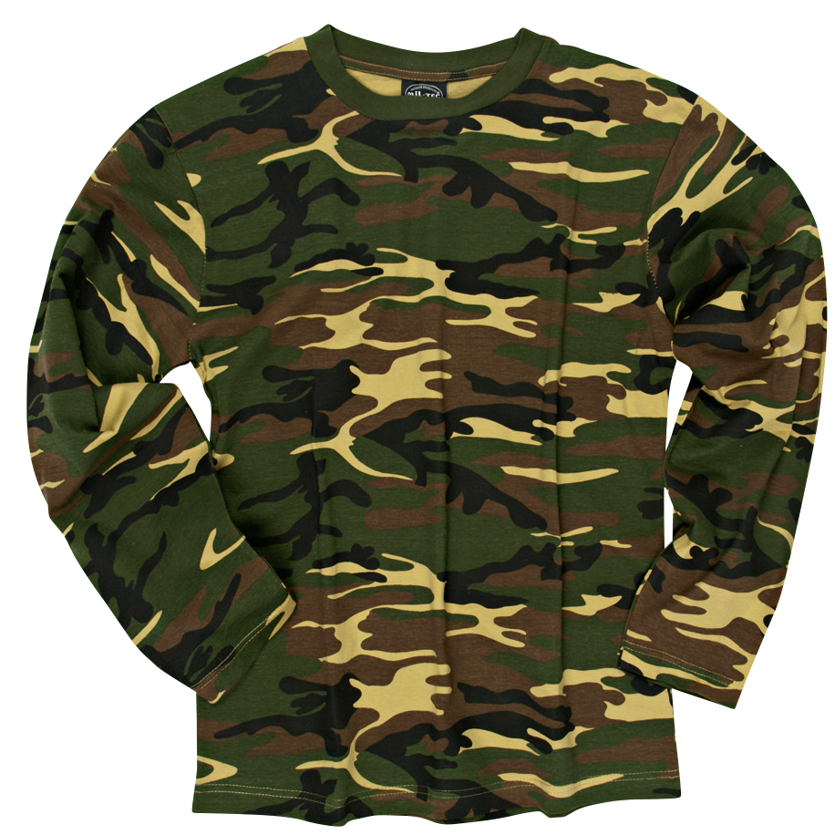 Miltec Longsleeve Shirt (Woodland)