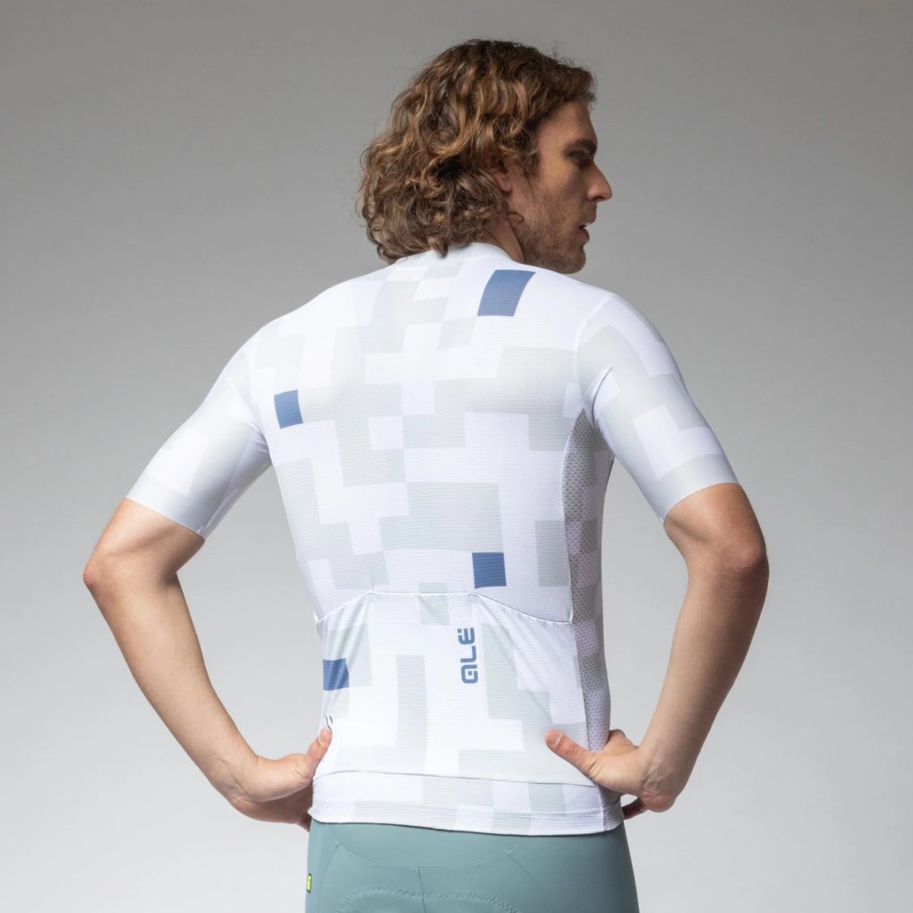 Alé PRAGMA Pixel Short Sleeve Jersey Men - white