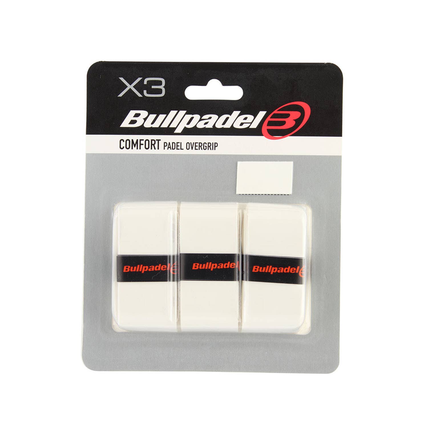 WHITE BULLPADEL OVERGRIPS 3 UNITS GB-1200