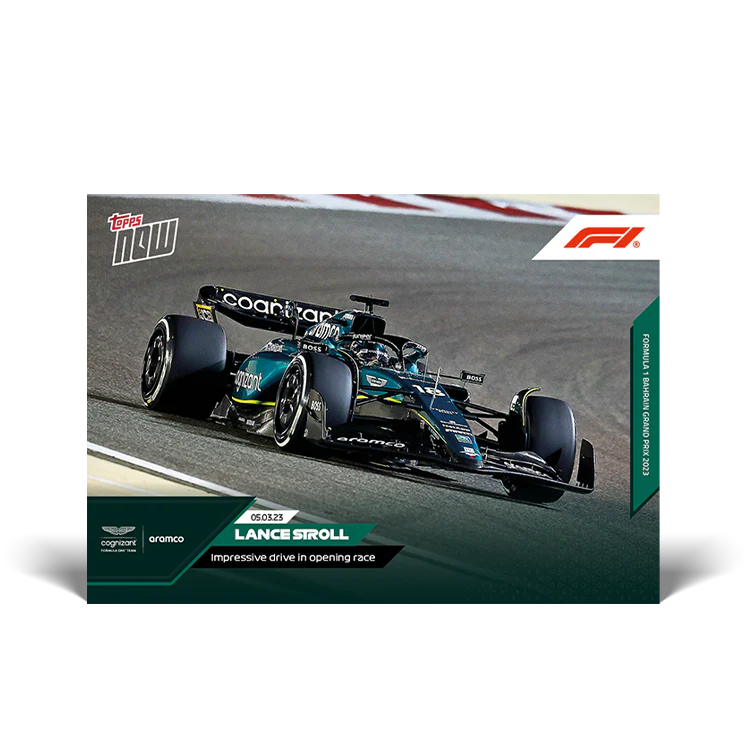 Topps UK - Impressive drive in opening race - F1 TOPPS NOW® Card #004