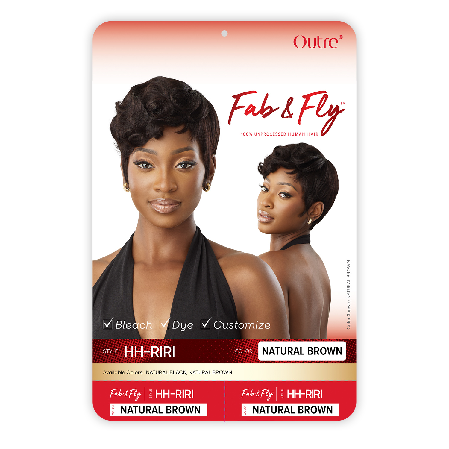 Outre Unprocessed Human Hair Wig Fab N Fly HH-Riri