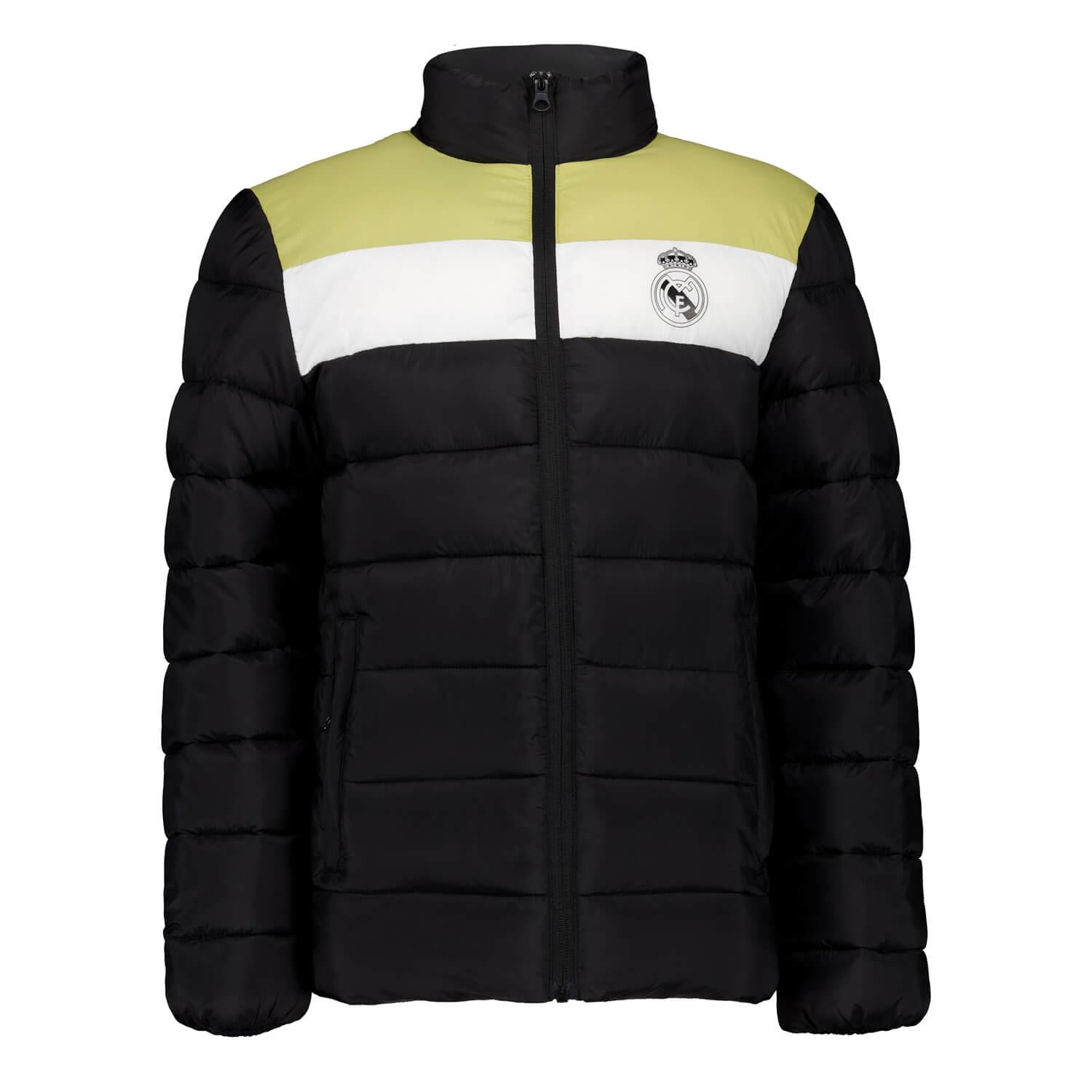 Kids Outerwear Padded Jacket Color Block Black Real Madrid