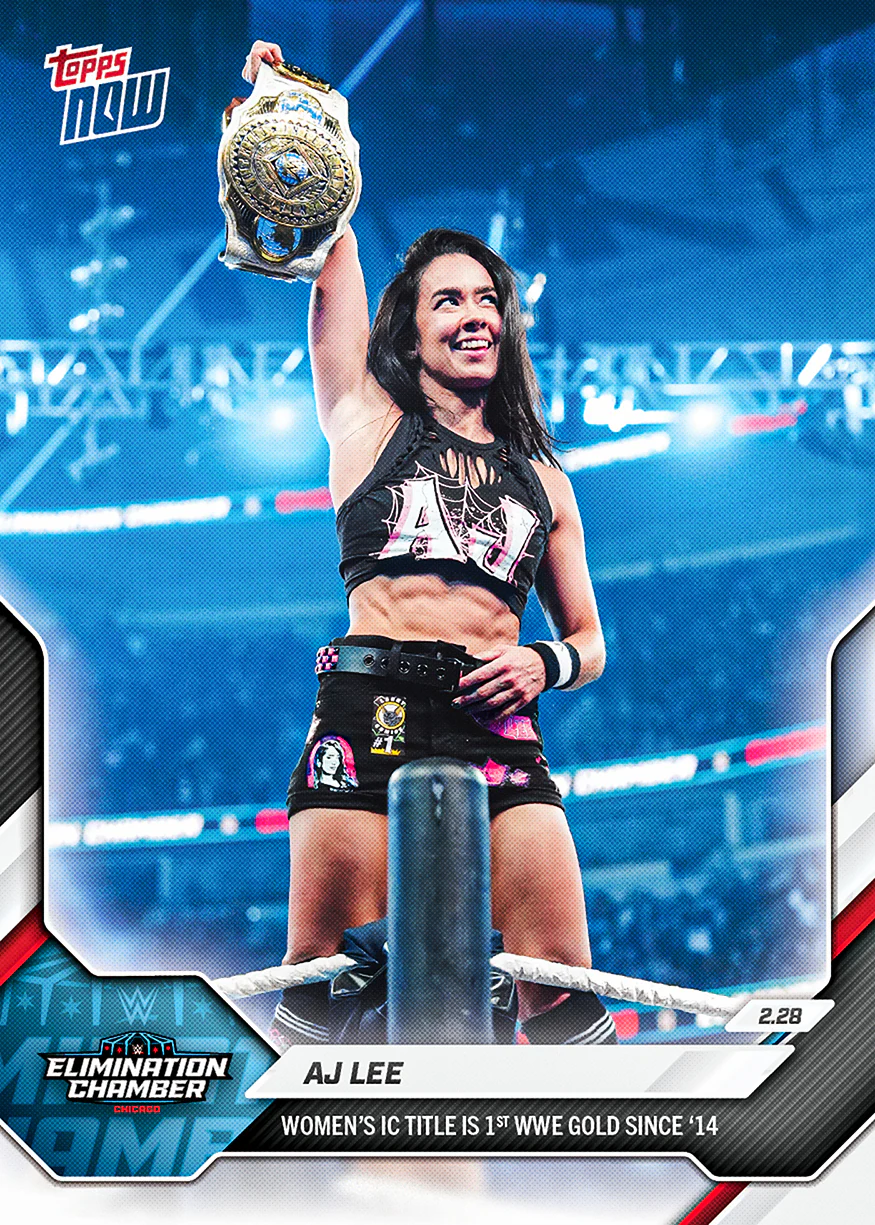 AJ Lee - 2026 WWE Topps NOW® - Card 27