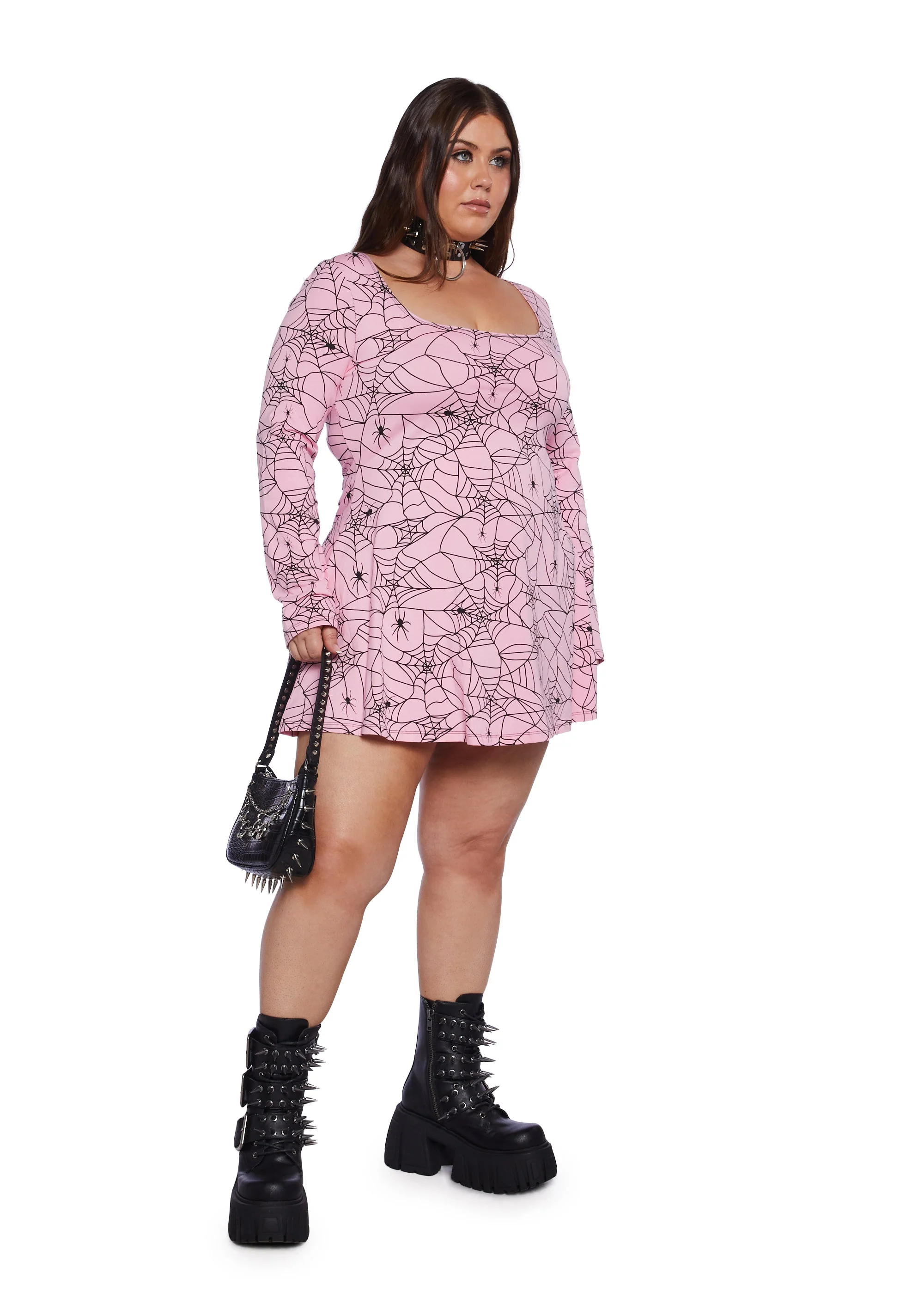 Webbed Whimsy Mini Dress