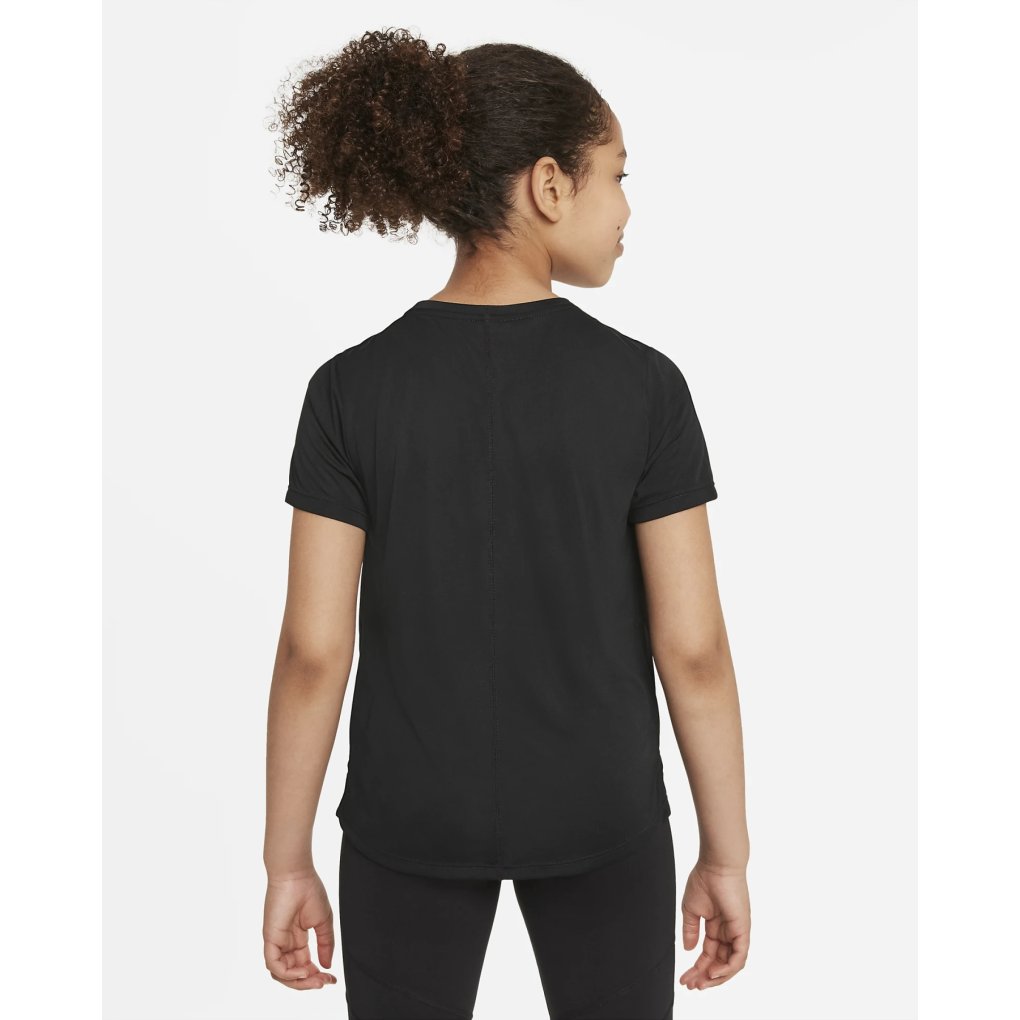 Nike Dri-Fit One Short-Sleeve Top Kids - black/white DD7639-010