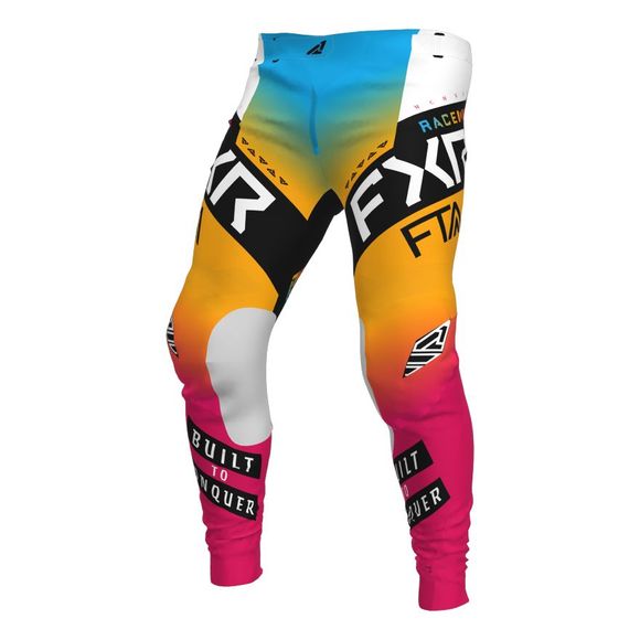 FXR PODIUM GLADIATOR TANGERINE/RASPBERRY/BLACK/WHITE 2022 cross pants - BlackRef: FXR0152