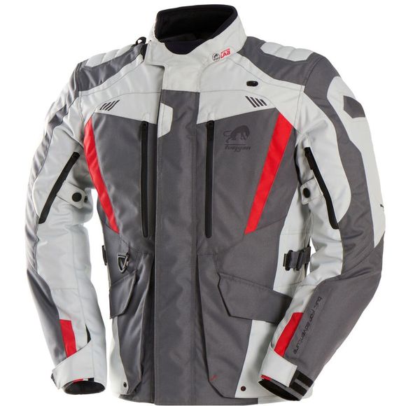 Furygan APALACHES EVO Motorcycle Jacket - Gray / RedRef: FU1387