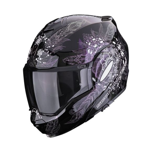 Scorpion Exo EXO-TECH EVO Modular Helmet - DREAM - Black / MulticolorRef: SC1252