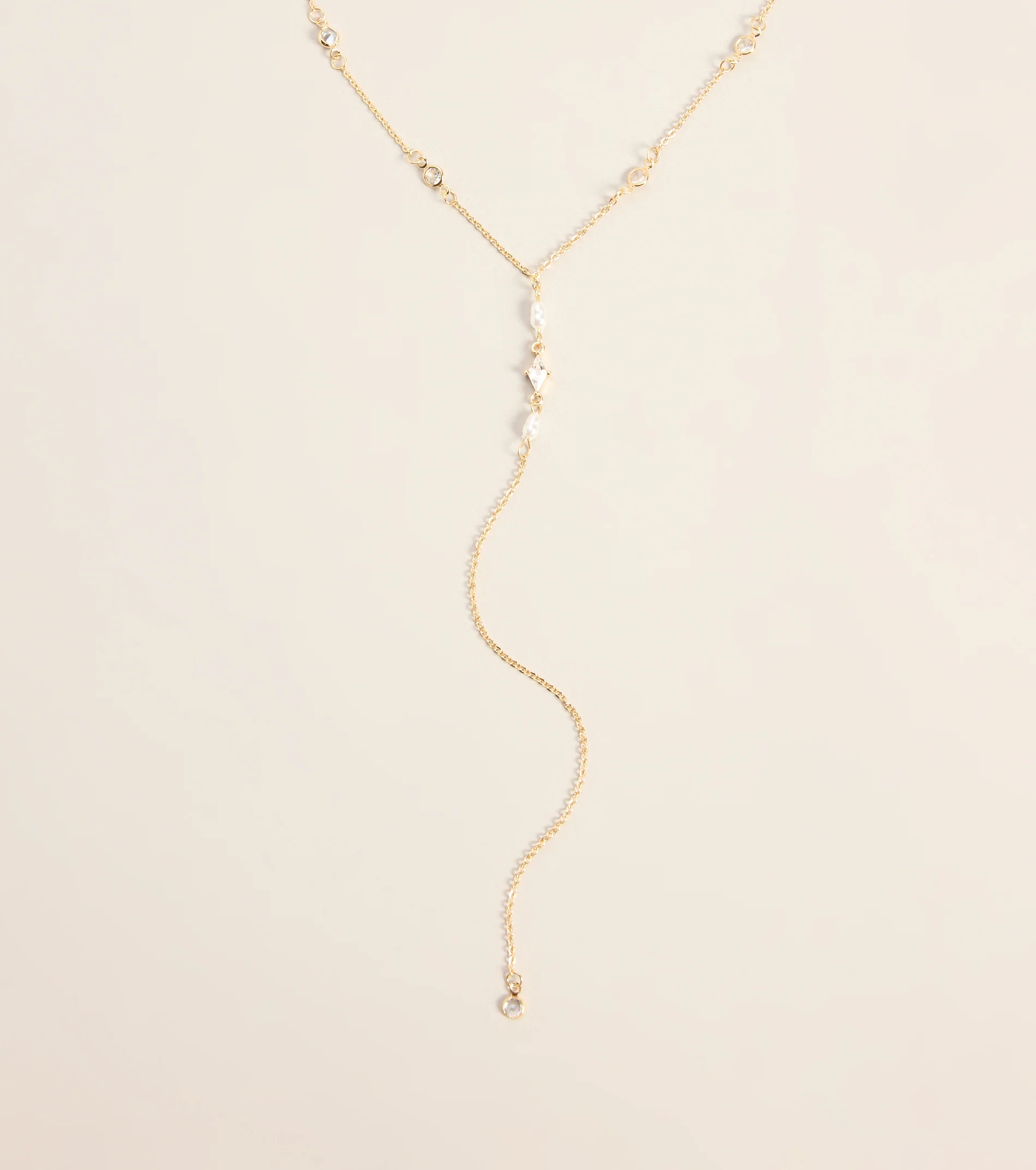 So Charmed Lariat Necklace