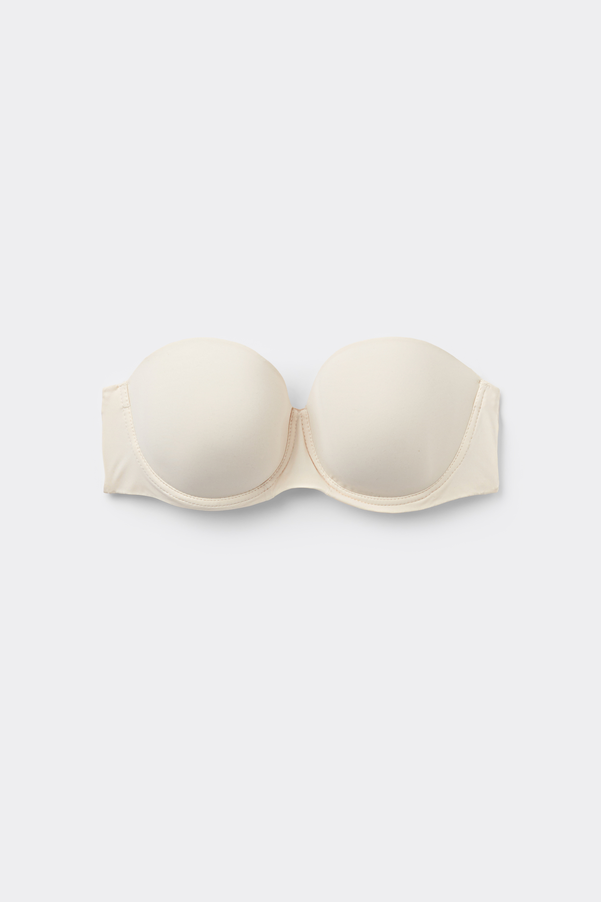 Full Coverage Recycled Microfibre Slightly Padded Bandeau Bra