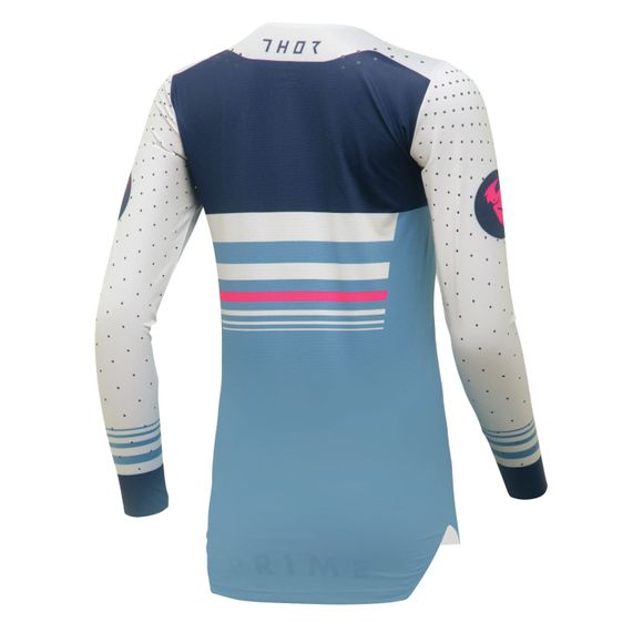 Thor PRIME BLAZE WOMEN 2023 cross jersey - White / BlueRef: TO2964