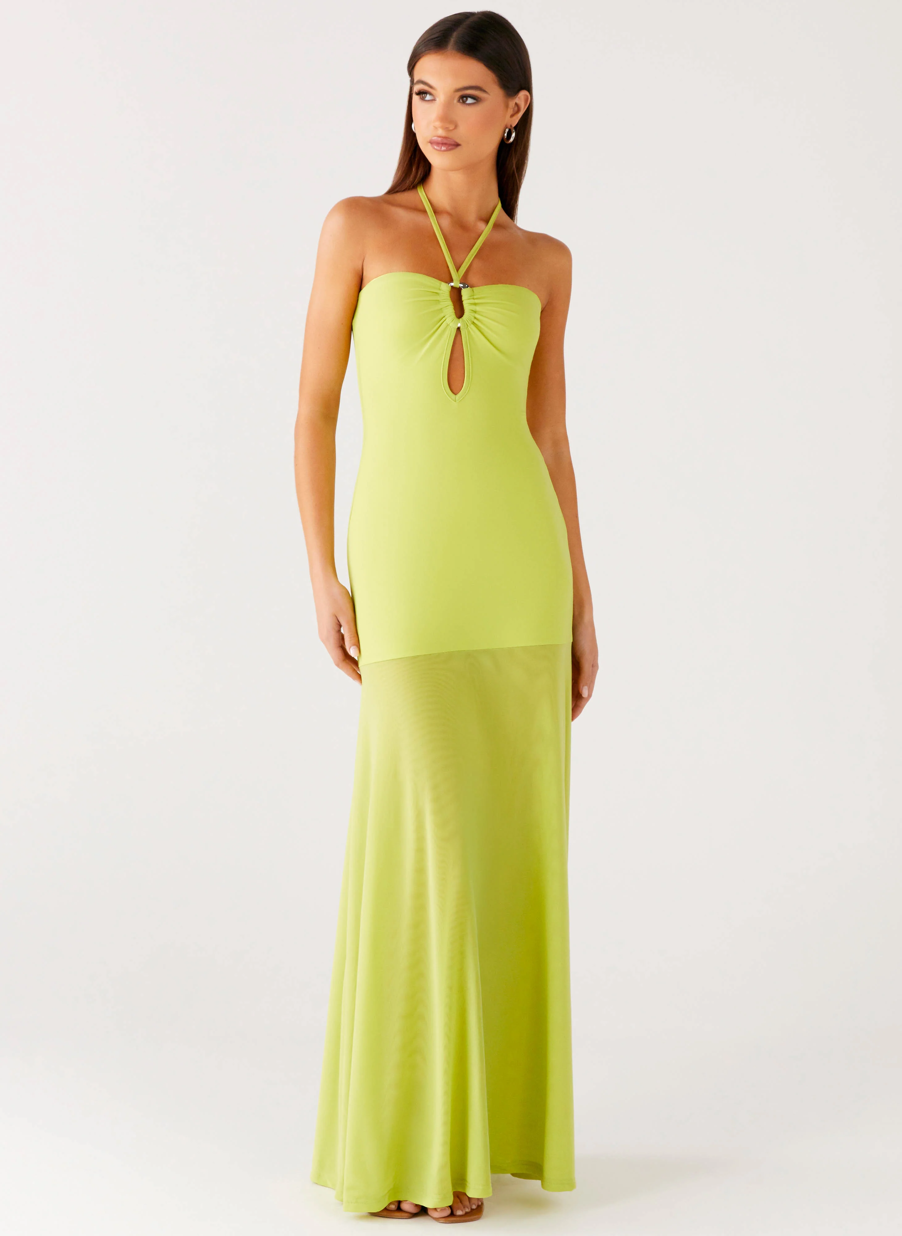 Claria Maxi Dress - Lime