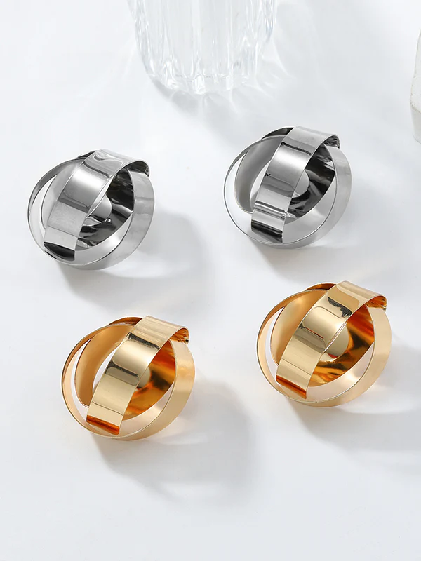 Geometric Drop Earrings