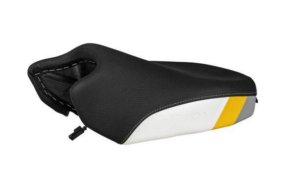 Heated Touratech Yellow gray Fresh Touch comfort saddle - HighBMW 1300 R 1300 GS - 2023 - 2026Ref: Trt01278A / 01-035-5922-0