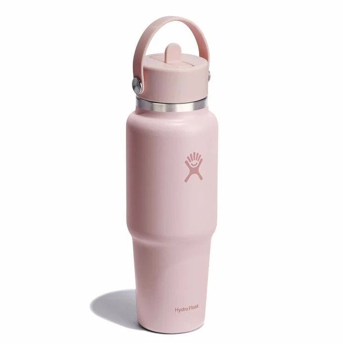 Hydro Flask 32oz Wide Mouth Insulated Travel Bottle + Flex Straw Cap - 946ml - Tonal Trillium